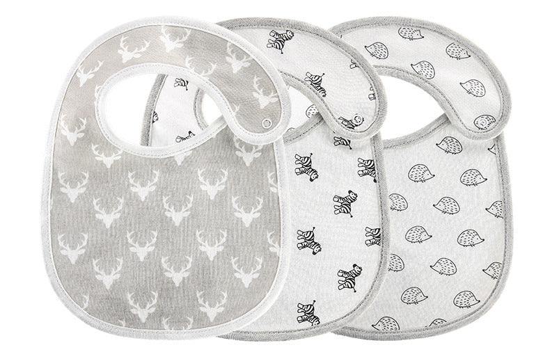 Babylium Baby Bibs - Soft Adjustable Feeding Bibs for Infants