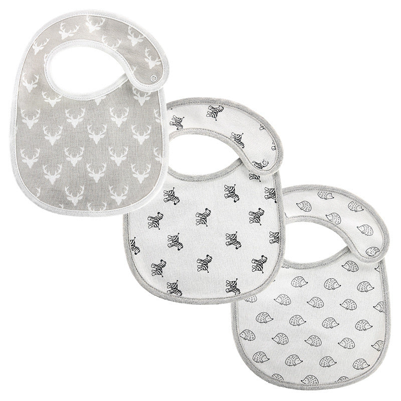 Babylium Baby Bibs - Soft Adjustable Feeding Bibs for Infants