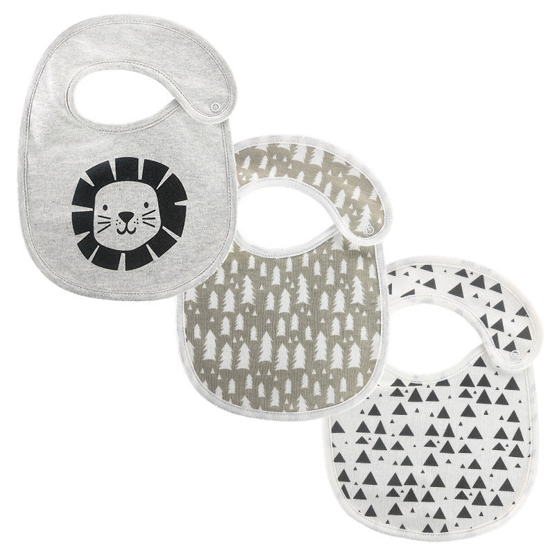 Babylium Baby Bibs - Soft Adjustable Feeding Bibs for Infants