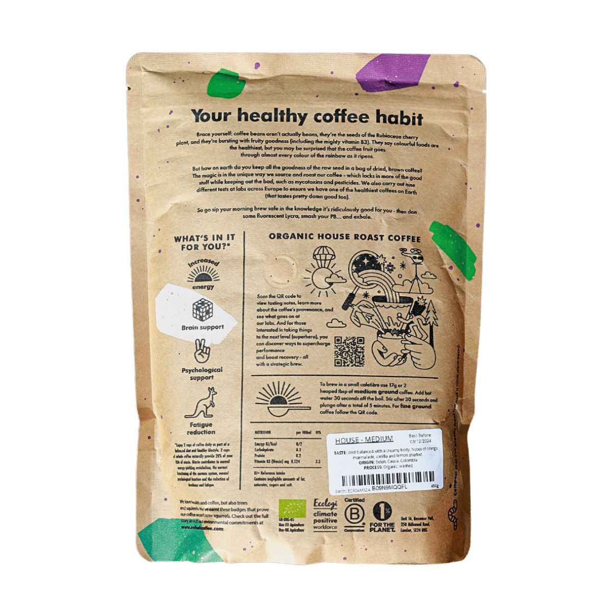 Organic House Roast Coffee