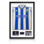 Barry Bannan Signed Sheffield Wednesday Shirt Premium Frame