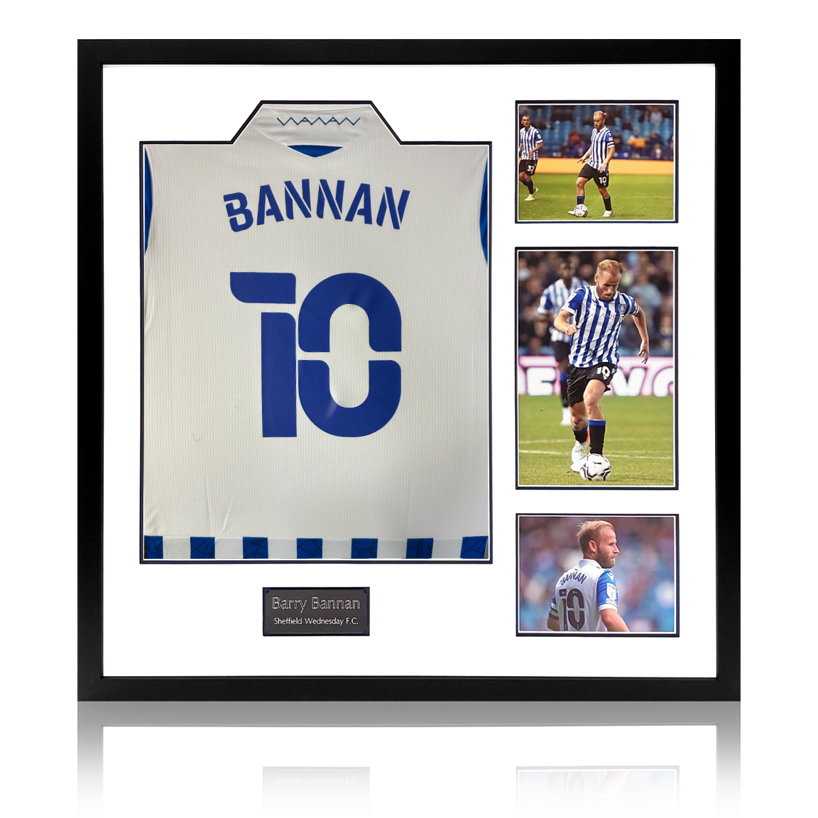 Barry Bannan Signed Sheffield Wednesday 21/22 Shirt Elite Frame