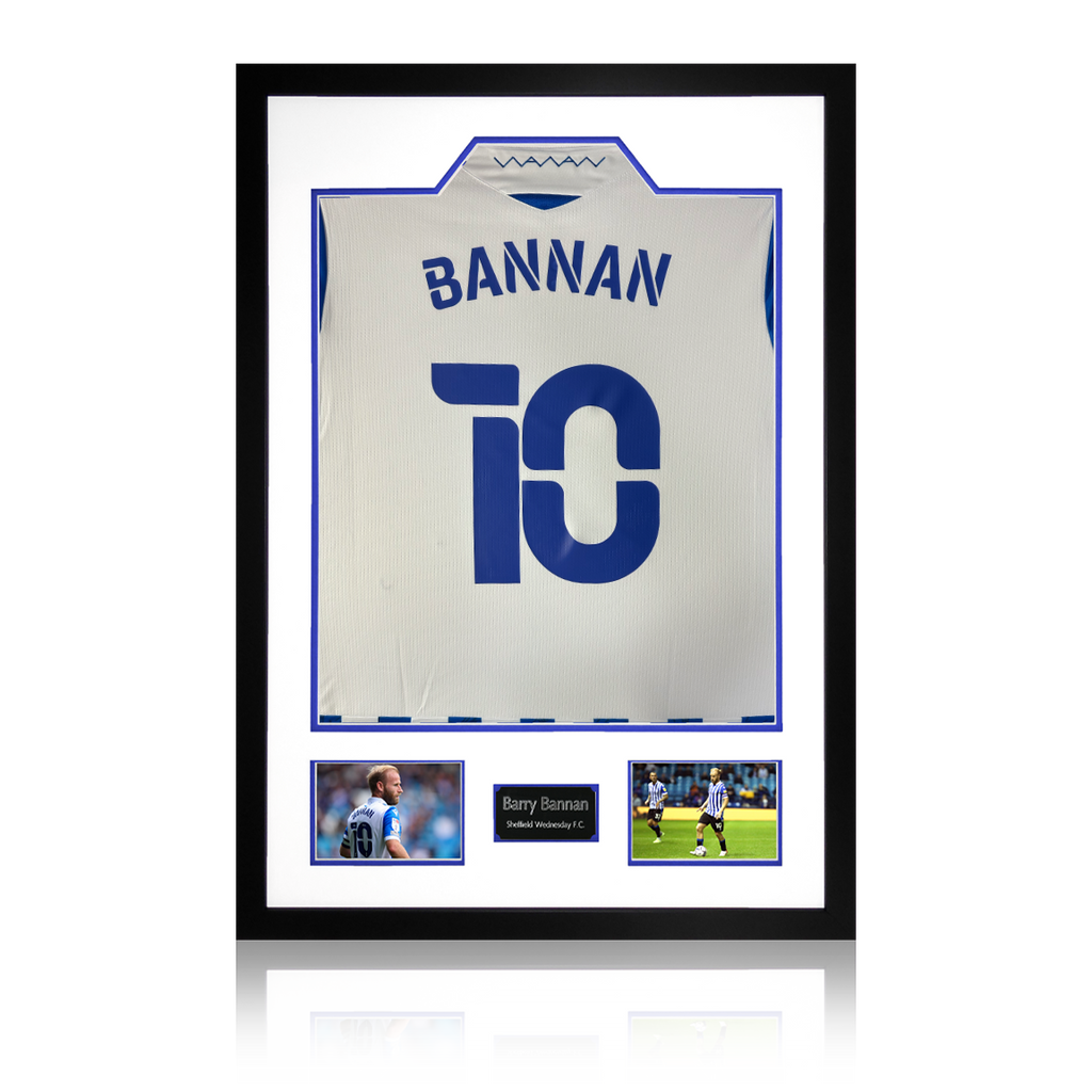 Barry Bannan Signed Sheffield Wednesday 21/22 Shirt Premium Frame