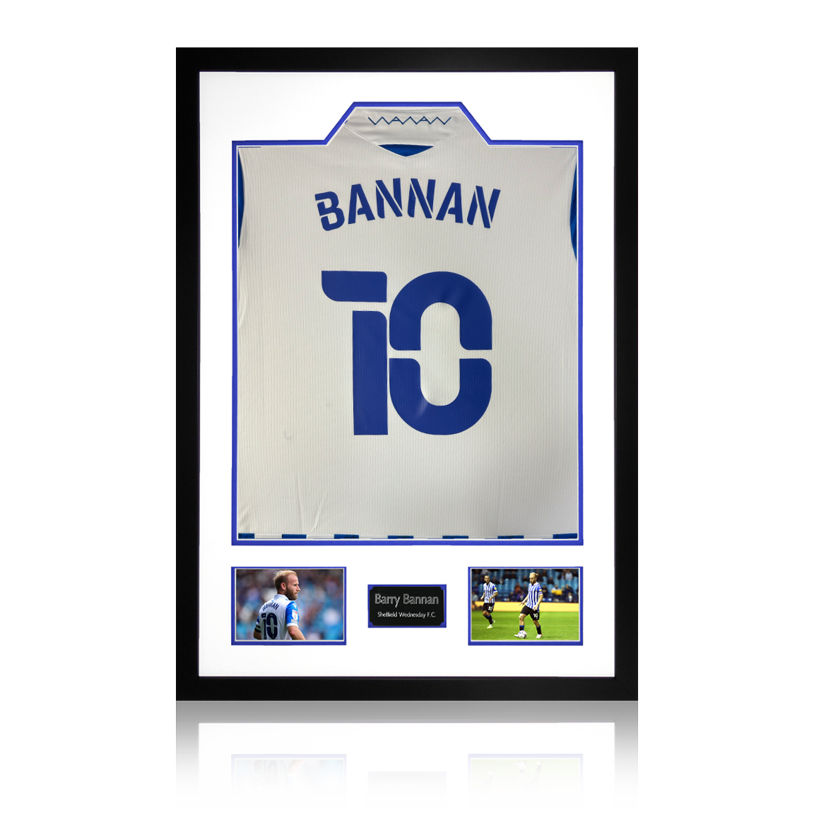 Barry Bannan Signed Sheffield Wednesday 21/22 Shirt Premium Frame