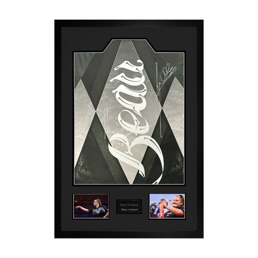 Beau Greaves Signed Match Issued Shirt Premium Frame