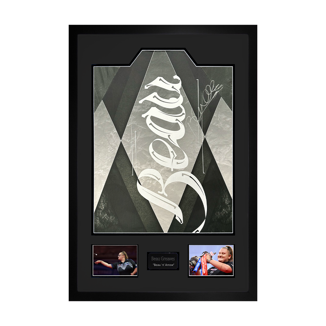 Beau Greaves Signed Match Issued Shirt Premium Frame
