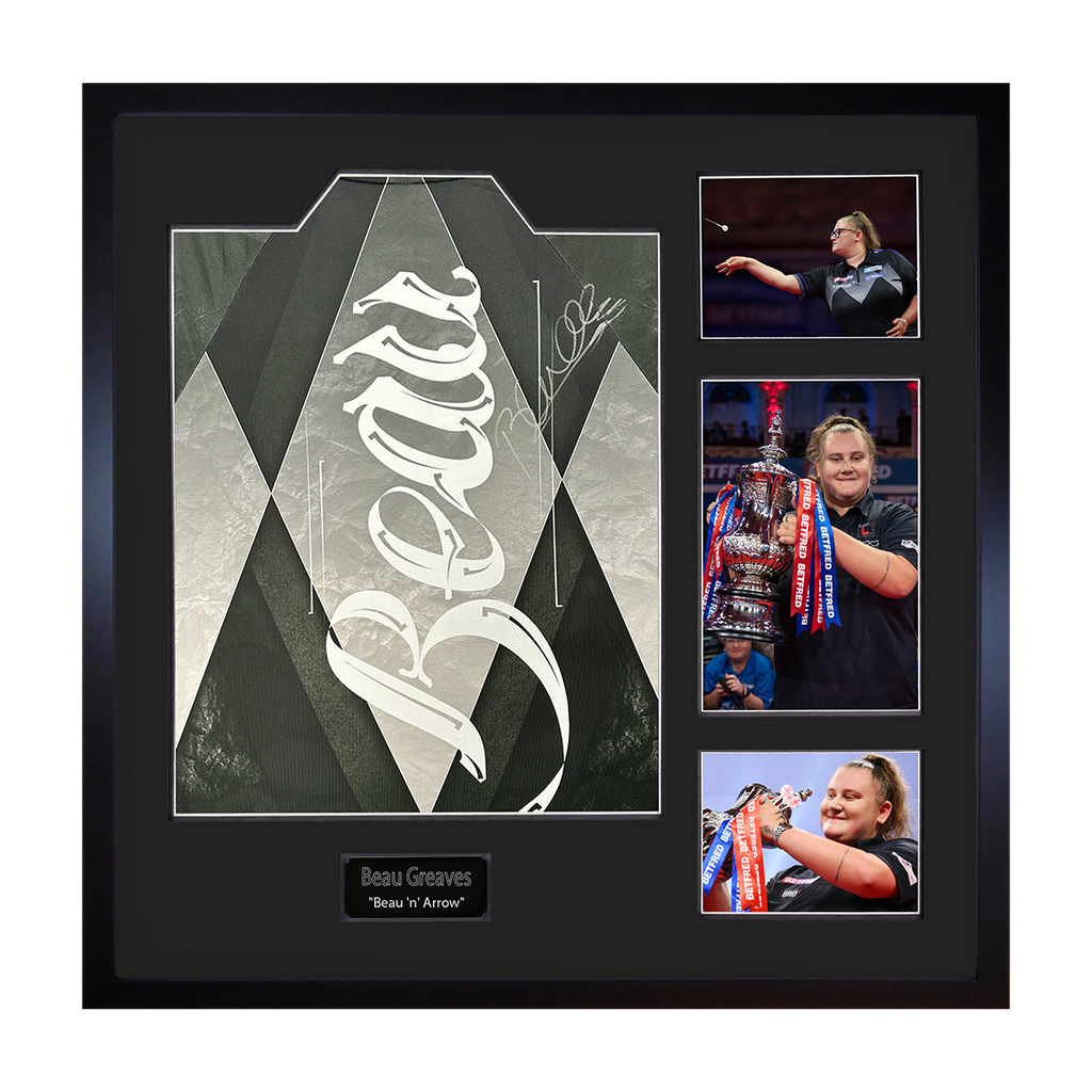 Beau Greaves Signed Match Issued Shirt Elite Frame