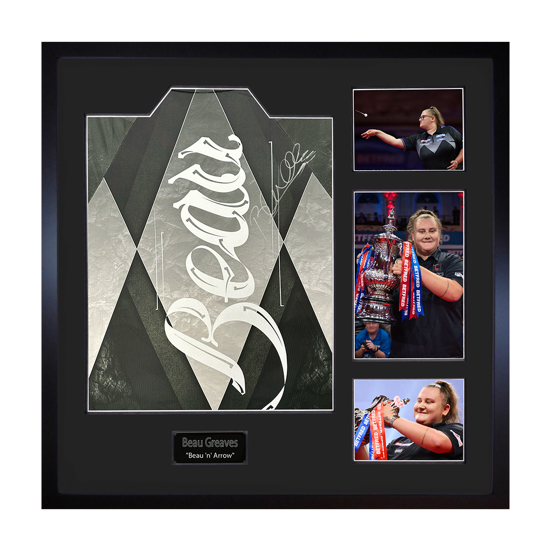 Beau Greaves Signed Match Issued Shirt Elite Frame