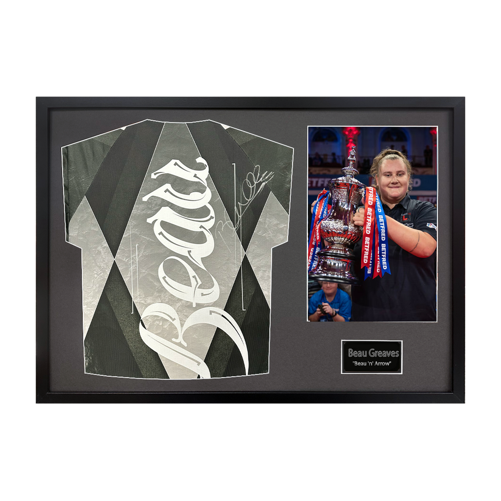 Beau Greaves Signed Match Issued Shirt Classic Frame