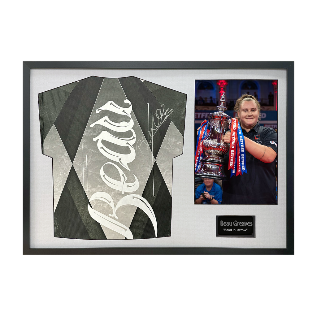 Beau Greaves Signed Match Issued Shirt Classic Frame