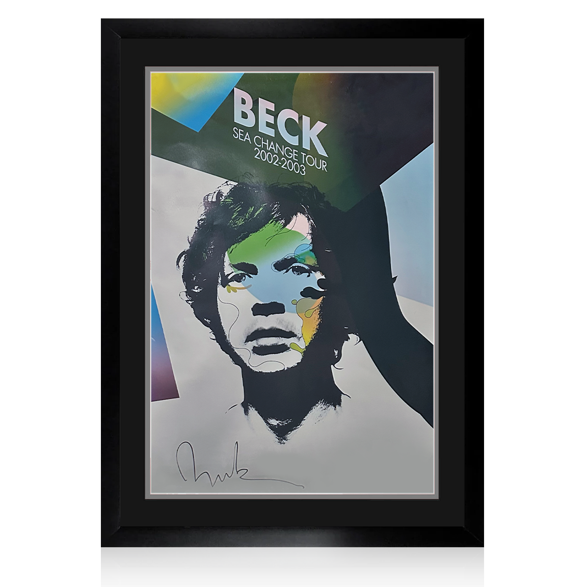 Beck Signed Deluxe Mount Display