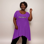 Multi Coloured Bee-Logo Hanky-Hem Swing Top