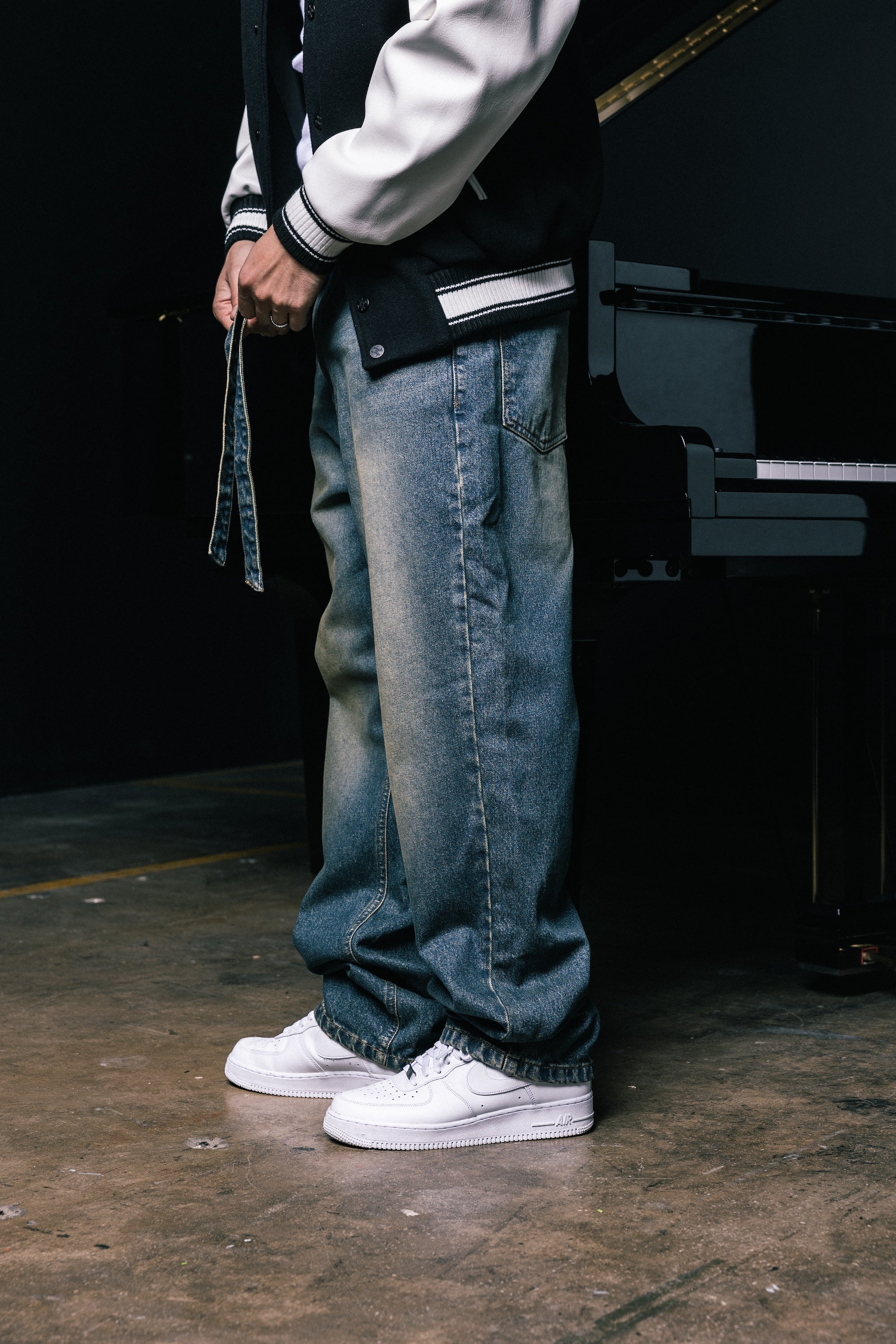 Baggy Rust Denim - Rust Blue
