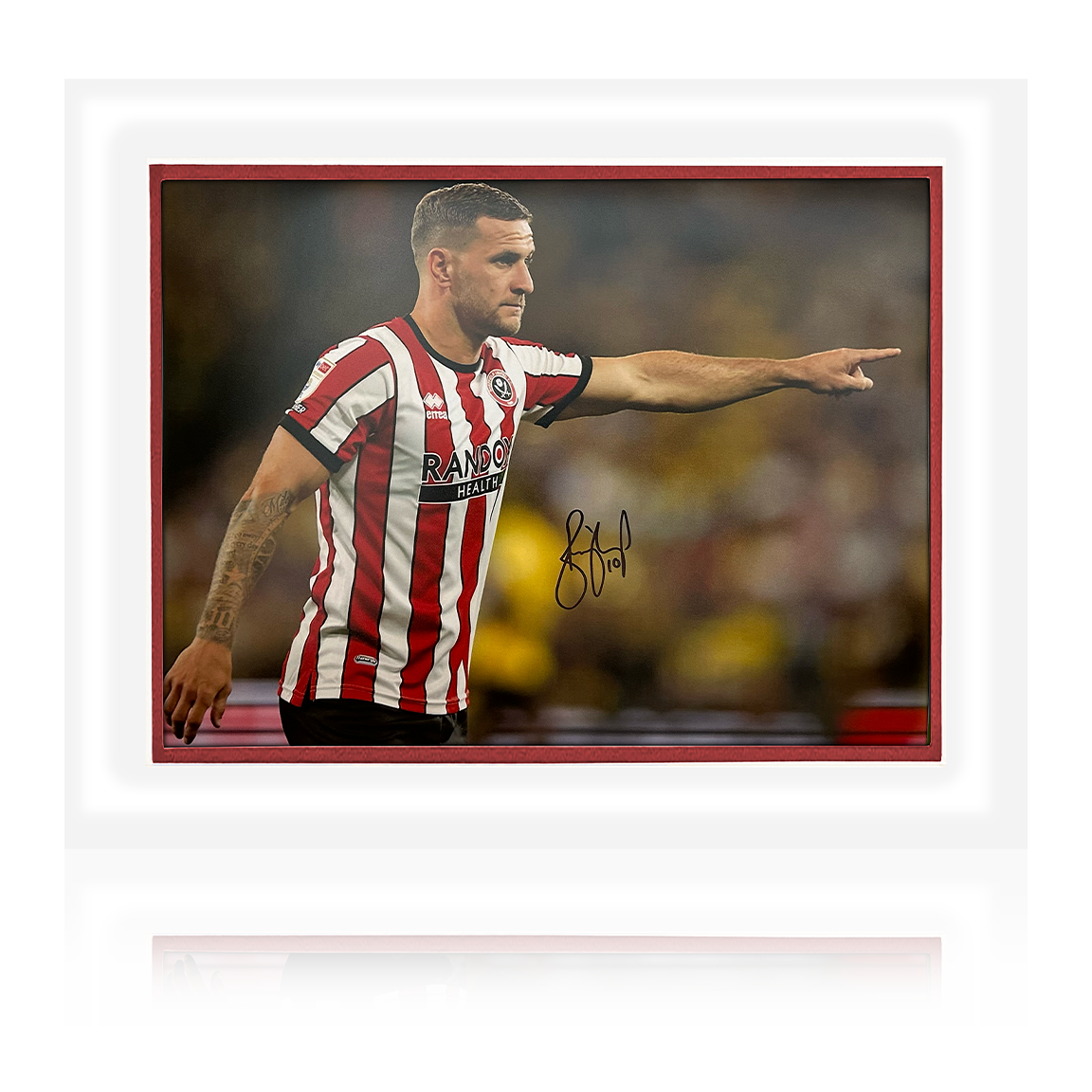 Billy Sharp Sheffield United Signed Mount