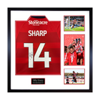 Billy Sharp Signed Doncaster Rovers Shirt Elite Frame