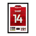 Billy Sharp Signed Doncaster Rovers Shirt Premium Frame