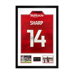 Billy Sharp Signed Doncaster Rovers Shirt Premium Frame
