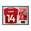 Billy Sharp Signed Doncaster Rovers Shirt Classic Frame