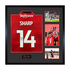 Billy Sharp Signed Doncaster Rovers Shirt Elite Frame