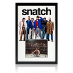 Brad Pitt Signed Snatch Iconic Frame (Beckett)