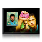 Brad Pitt Signed Fight Club Image Iconic Frame (Beckett)