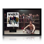 Brad Pitt Signed Snatch Image Iconic Frame (Beckett)