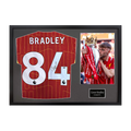 Conor Bradley Signed Liverpool Shirt Classic Frame (ACG Cert)