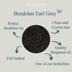 Breakfast Earl Grey Loose Leaf Tea - Bold Black Tea with Bergamot