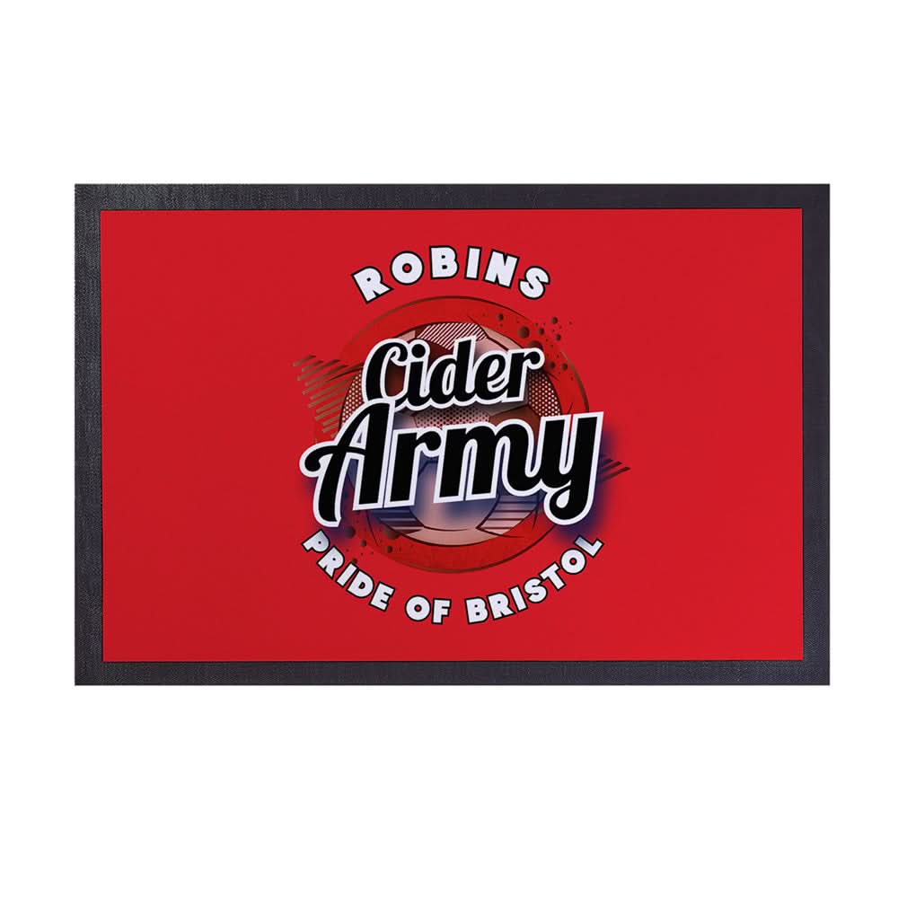 Bristol Cider Army  - Football Legends - Door Mat -60cm X 40cm