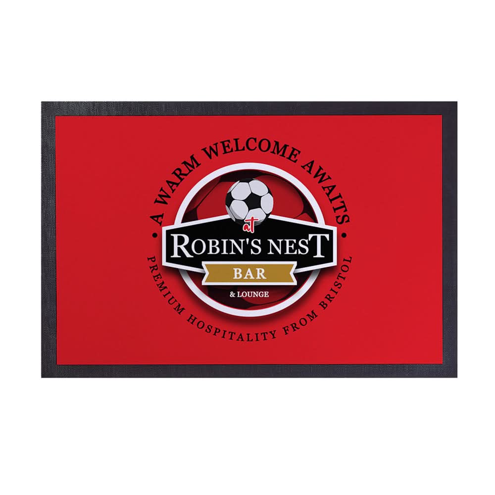 Bristol Robins Nest  - Football Legends - Door Mat -60cm X 40cm