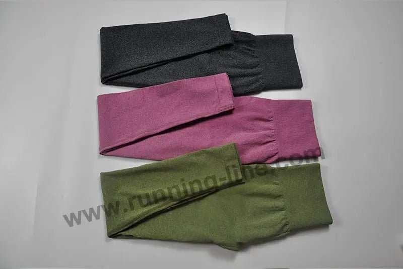 Seamless Yoga Pants - Moisture-Wicking Comfort in Stylish Brown for Gym and Everyday Wear