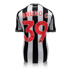 Bruno Guimarães Signed Newcastle United 23-24 Shirt