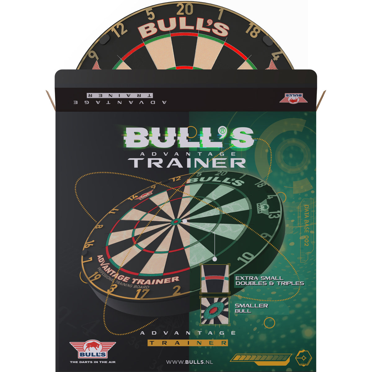 Bull's Advantage Trainer Dartboard Gold
