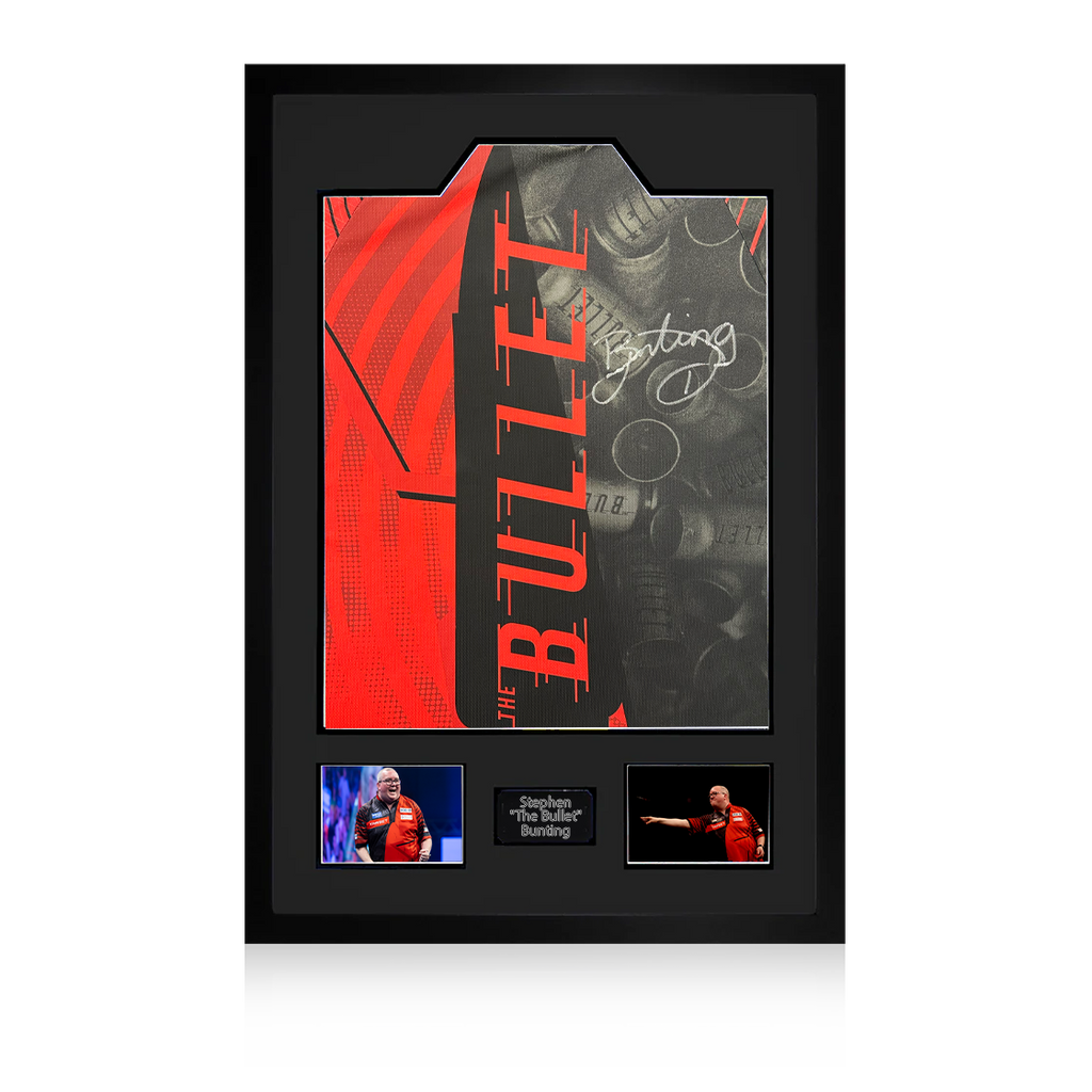 Stephen Bunting Signed 2025 Shirt Premium Frame