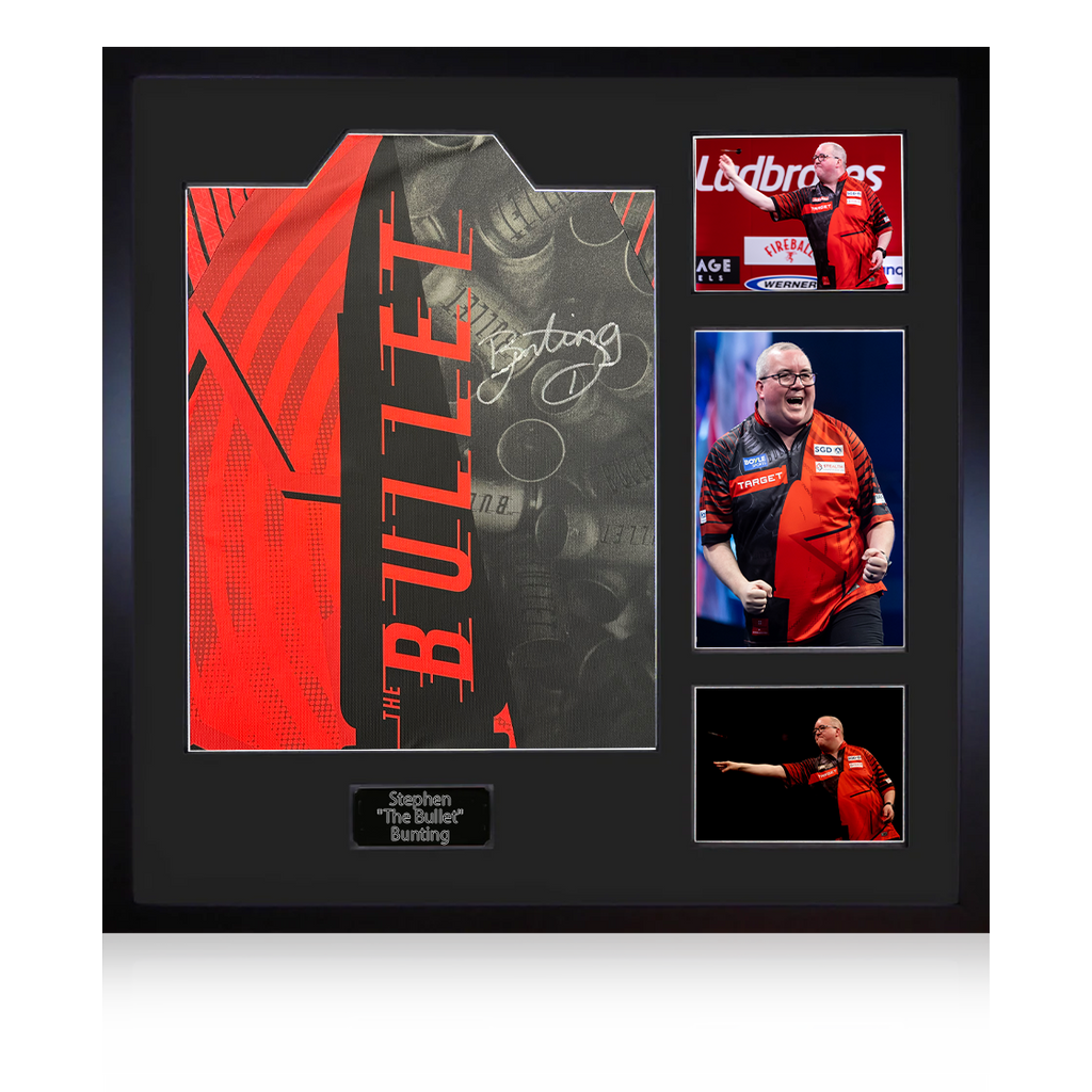 Stephen Bunting Signed 2025 Shirt Elite Frame