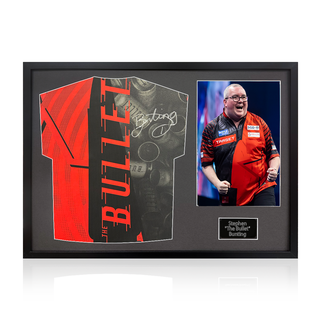 Stephen Bunting Signed 2025 Shirt Classic Frame