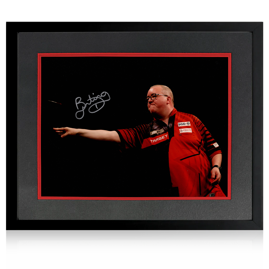 Stephen Bunting Signed Image Deluxe Mount Frame
