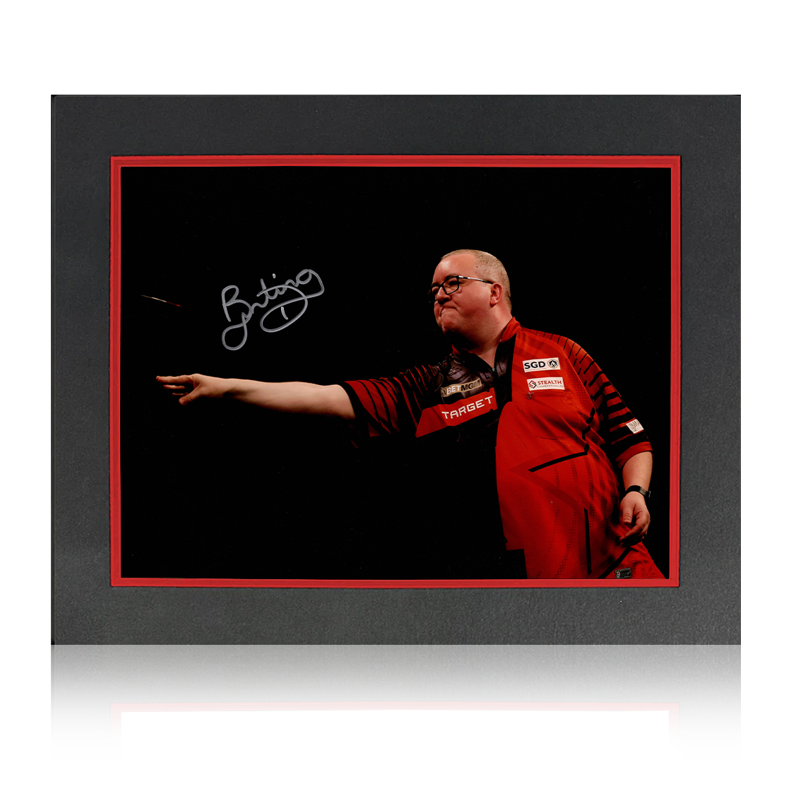 Stephen Bunting Signed Image Deluxe Mount