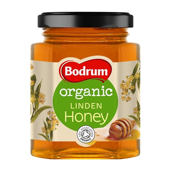 Bodrum Organic Linden Honey, 250g Glass Jar