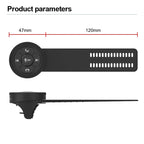 Universal Strap Shape Steering Wheel Remote Control Car Multimedia Wireless Button Remote Control, Strap Shape Black, Strap Shape Silver