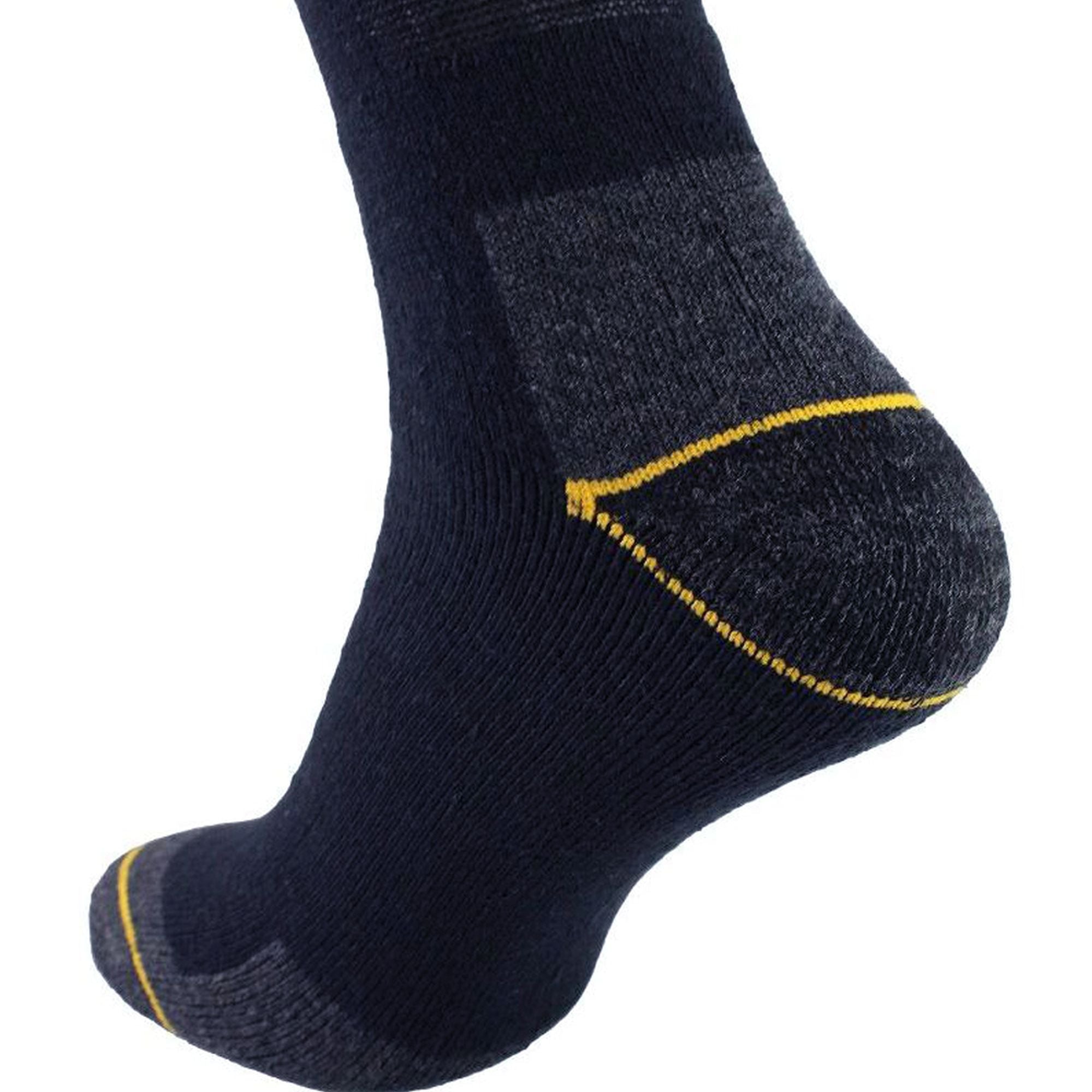 6 Pack Unisex Heavy Duty Work Socks for Steel Toe Boots