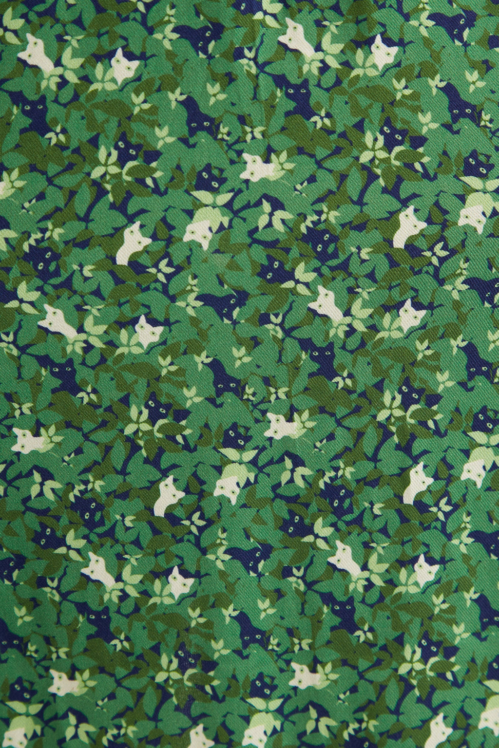 Louche Oski-Cat-Camo Print Long Sleeve Jumpsuit