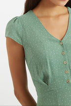 Cathleen Mini Petite Dot Tea Dress