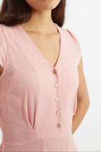 Cathleen Mini Petite Dot Tea Dress