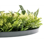 Artificial "Rhea B" Wall Art - 50cm Circular Frame