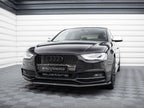 Maxton Design - FRONT SPLITTER V.1 AUDI S4 / A4 S-LINE B8 FL