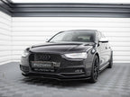 Maxton Design - FRONT SPLITTER V.2 AUDI S4 / A4 S-LINE B8 FL