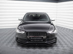 Maxton Design - FRONT SPLITTER V.2 AUDI S4 / A4 S-LINE B8 FL
