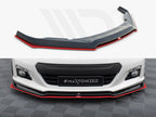 Maxton Design - FRONT SPLITTER (BLACK & RED) V.5 SUBARU BRZ FACELIFT 2017-2020