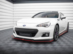 Maxton Design - FRONT SPLITTER (BLACK & RED) V.5 SUBARU BRZ FACELIFT 2017-2020